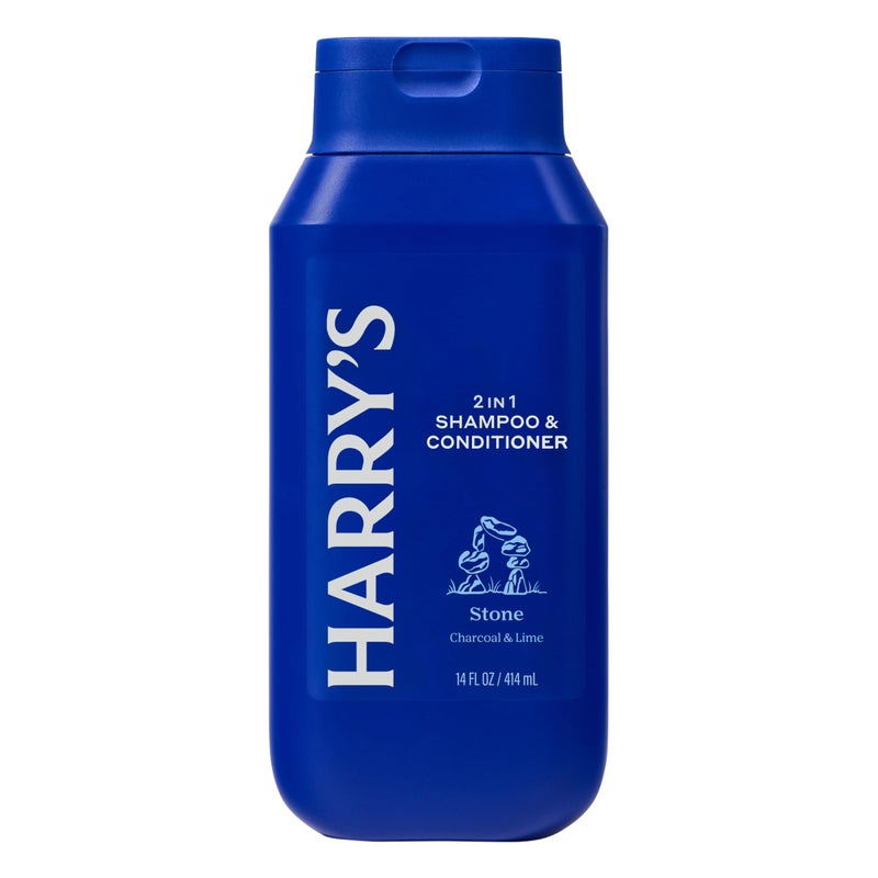 Harry's Men's 2 in 1 Shampoo and Conditioner for All Hair Types - New Stone Scent - (3 Pack) 14 fl oz - No Parabens or Sulfates - Image 2