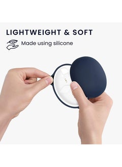 Waldic Silicone Protective Case Cover For Anker Soundcore Liberty 3 Pro - Dark Blue  - Image 3
