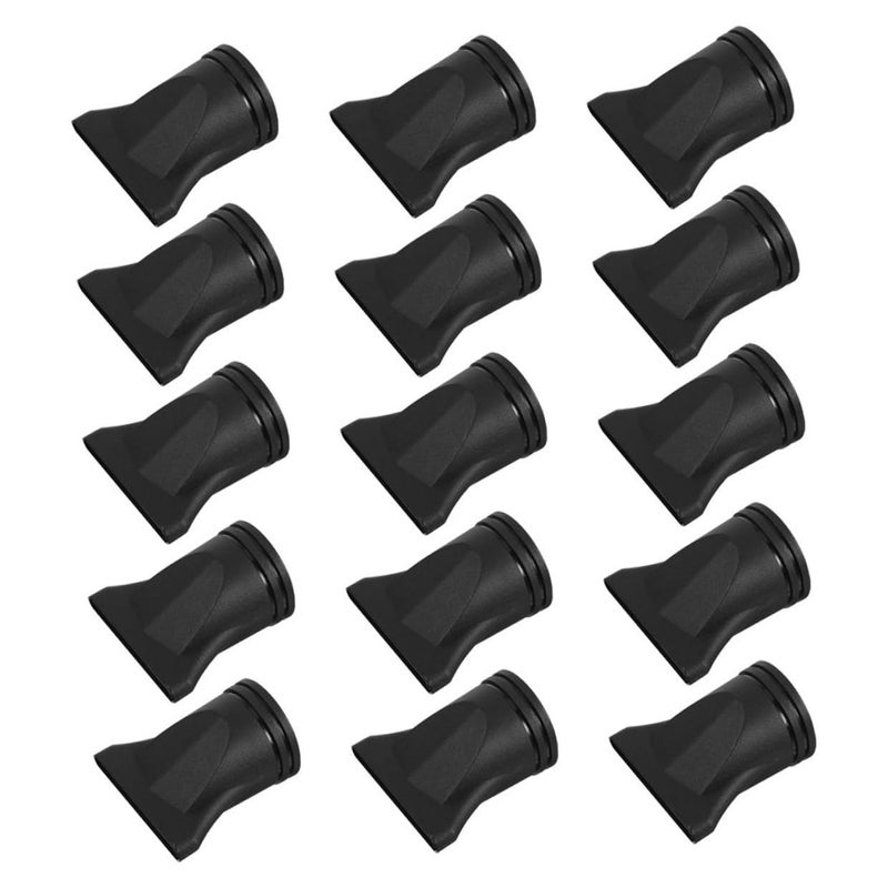 15 Pcs Universal Hair Dryer Nozzle Set Plastic Flat Concentrator Attachment for Salon Home Styling - Image 2