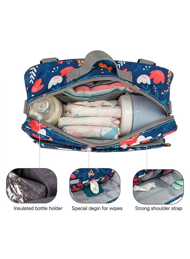 بيوينتي حقيبة حفاضات الطفل - حقيبة عربة الأطفال - حقيبة حفاضات لحمل الحفاضات والمناديل المبللة والألعاب - Image 3