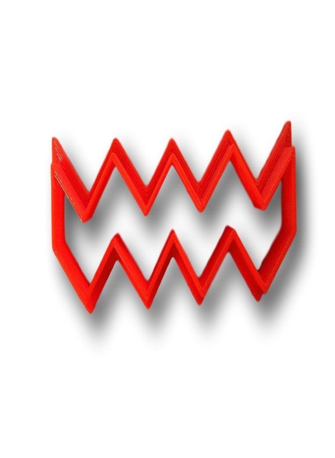 Arbi Design قطاعة بسكويت على شكل شيفرون من تصميم أربي (4 بوصة) - Image 1