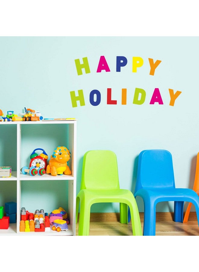 Chinco 232 Pcs 24 Sheets Large Letter Stickers 2.5 Inch Alphabet Letter Stickers Self Adhesive Letters Stickers For Bulletin Board Classroom Mailbox Window Door Home Decor (Colorful) - Image 5