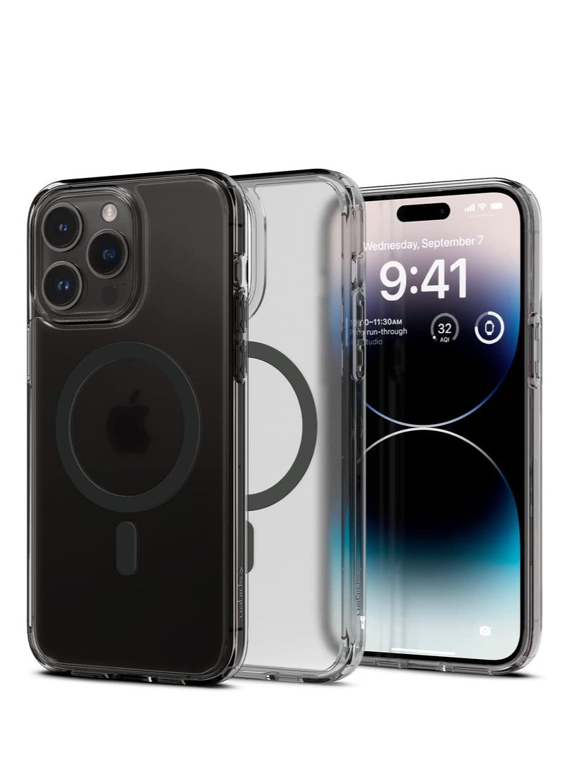 ELTRAZONE Ultra Hybrid Mag Designed for Apple iPhone 14 Pro Max Case - Frost Black - Image 1