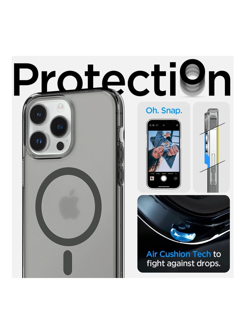 ELTRAZONE Ultra Hybrid Mag Designed for Apple iPhone 14 Pro Max Case - Frost Black - Image 5