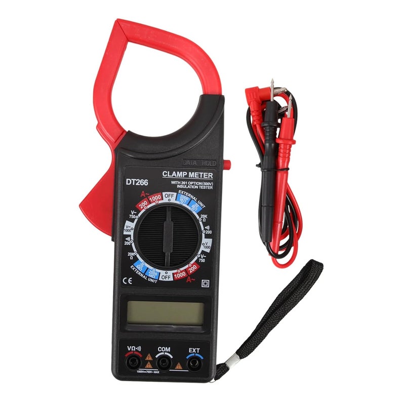 Digital Clamp Meter AC DC Current Tester with Buzzer Lightweight Portable Multimeter - Image 2