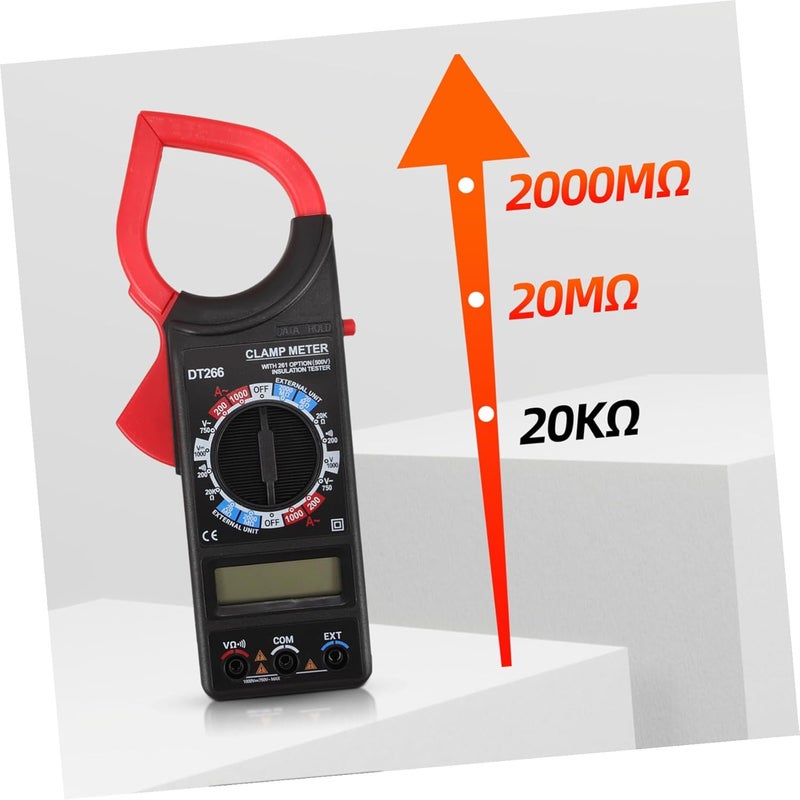 Digital Clamp Meter AC DC Current Tester with Buzzer Lightweight Portable Multimeter - Image 4