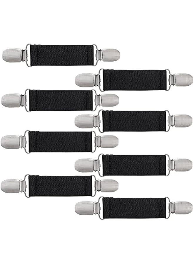 Mitten Clips Kids Winter Glove Clips Stainless Steel Fit Dress Clips Elastic Glove Caps Clip for Baby Kids Toddler and Adults - Image 1