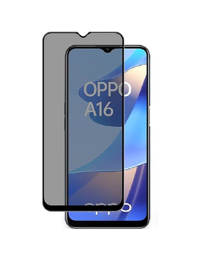 Super Tempered Glass Screen Protector Anti-Spy Privacy  Designed For Oppo A54s Full Screen Coverage And Bubble Free - Image 1