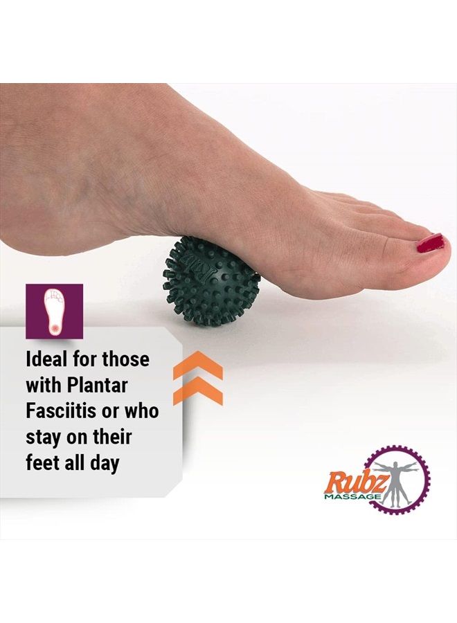 Due North Industrial Rubz Foot, Hand & Back Massage Ball, Relief from Plantar Fasciitis, Green - Image 5