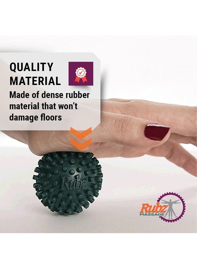 Due North Industrial Rubz Foot, Hand & Back Massage Ball, Relief from Plantar Fasciitis, Green - Image 4