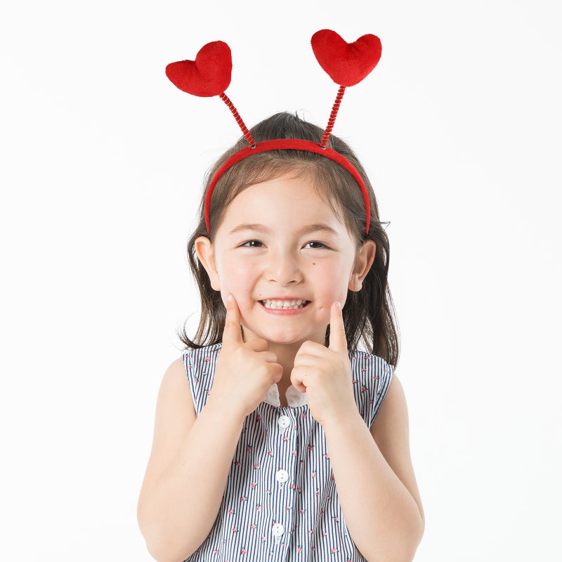3pcs Loving Heart Hair Adorable Hair Bands Hair Accessories for Women Girls (Red Spring Loving Heart Hair Hoop) - Image 5