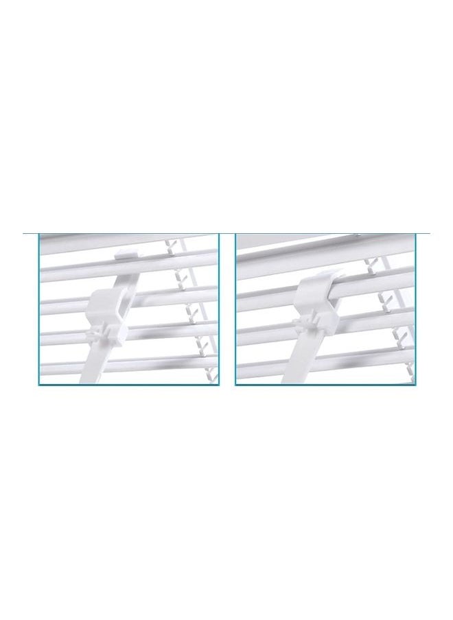 NIBEMINENT - Adjustable Air Conditioner Deflector T112 White - Image 1