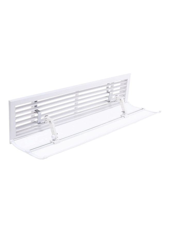 NIBEMINENT - Adjustable Air Conditioner Deflector T112 White - Image 1