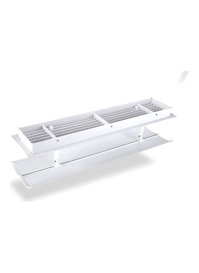NIBEMINENT - Adjustable Air Conditioner Deflector T112 White - Image 1