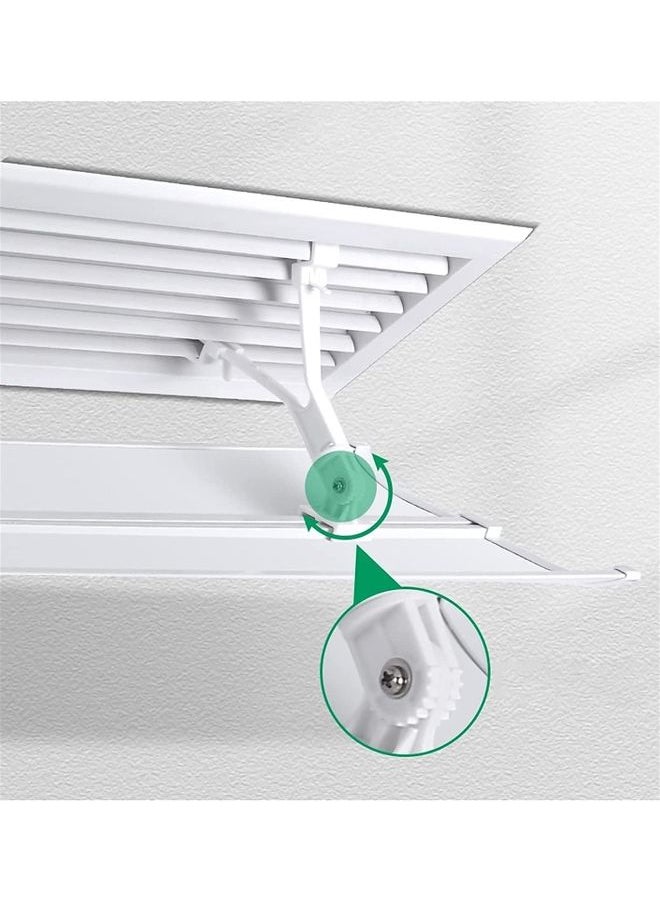 NIBEMINENT - Adjustable Air Conditioner Deflector T112 White - Image 1
