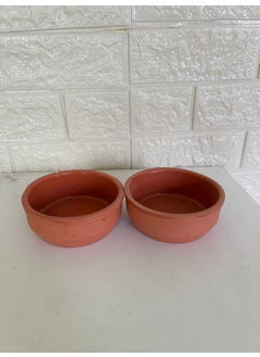 Devigo 2 Pieces of Rice Pudding Container 1st Quality Clay Casserole 2 Pieces of Rice Pudding, Casserole  - Image 1