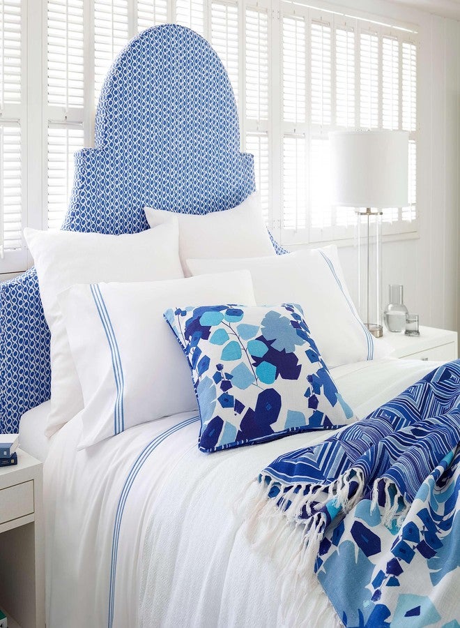 Pine Cone Hill Trio French Blue Pillowcases (Pair), Standard Size, Blue Solid Pattern - Image 4