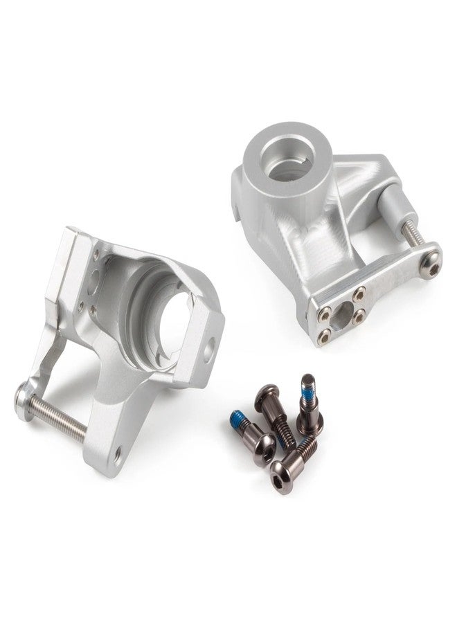 ZMHOBBY Aluminum Steering Knuckles Black Clear Anodized for Axial SCX10 II AR44 Vanquish HD44 D44 VS4-10 Rockjock F9 F10T Straight Axle (Clear) - Image 1