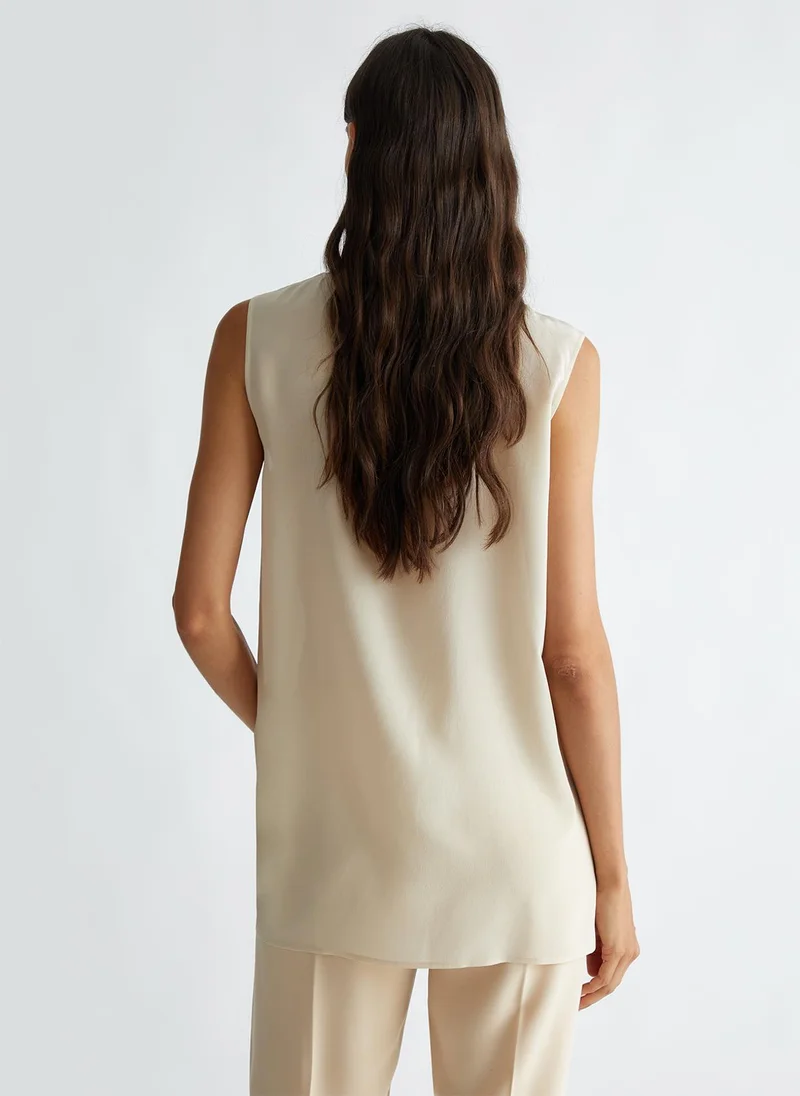 Liu Jo Smart crepe de chine top