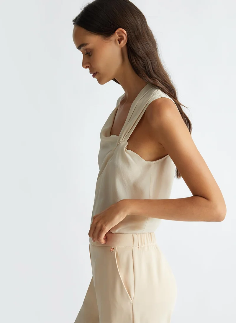 Liu Jo Smart crepe de chine top
