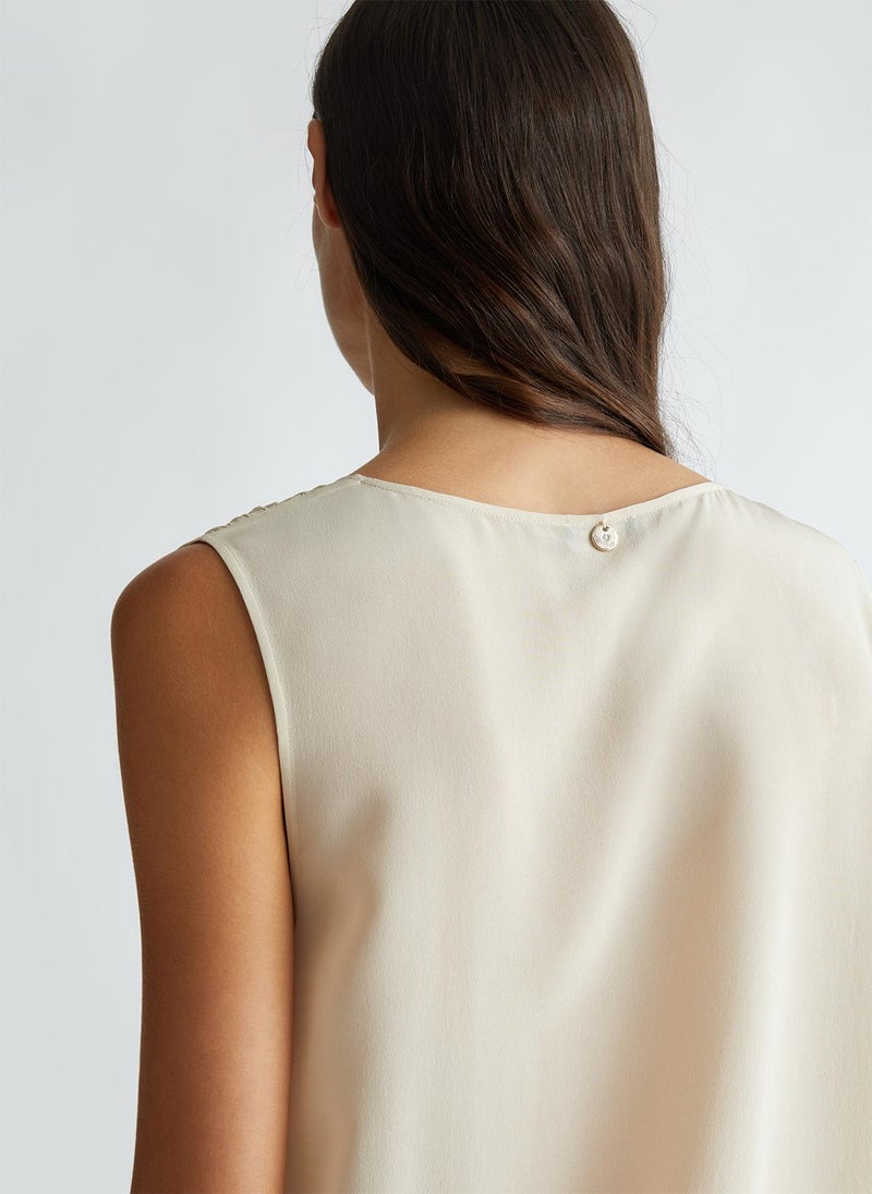 Liu Jo Smart crepe de chine top - Image 5