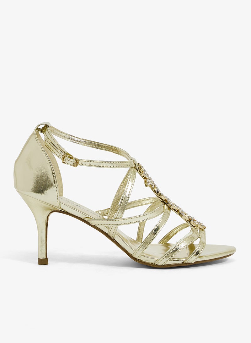 Anne Michelle Mid Heeled Sandal - Image 1