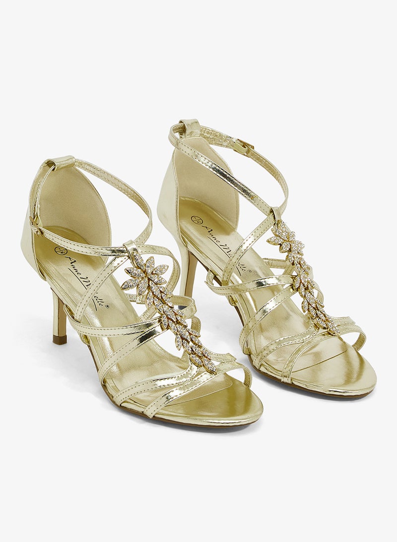 Anne Michelle Mid Heeled Sandal - Image 4