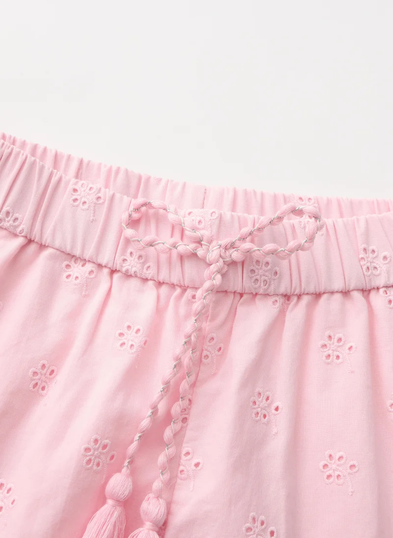 Balabala Pink Kids Girls Woven shorts for Women | Best Price UAE