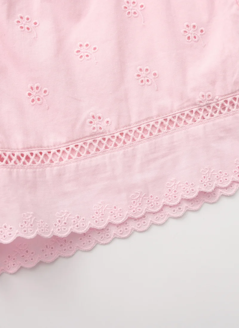 Balabala Pink Kids Girls Woven shorts for Women | Best Price UAE