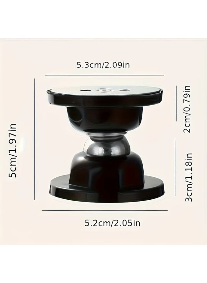 1pc Magnetic Door Stopper No Drill Installation Silicone Material White Black Red Design Wall Floor Mount Secure Hold Home Security Modern Aesthetic - Image 2