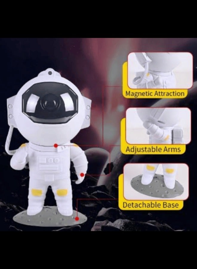 HFJ Astronaut Star Projector Galaxy Night Light – Space-Themed LED Lamp with 360° Adjustable Design, Remote Control, and Timer. Perfect for Kids' Rooms, Gaming Spaces, and Home Theaters. - Image 5