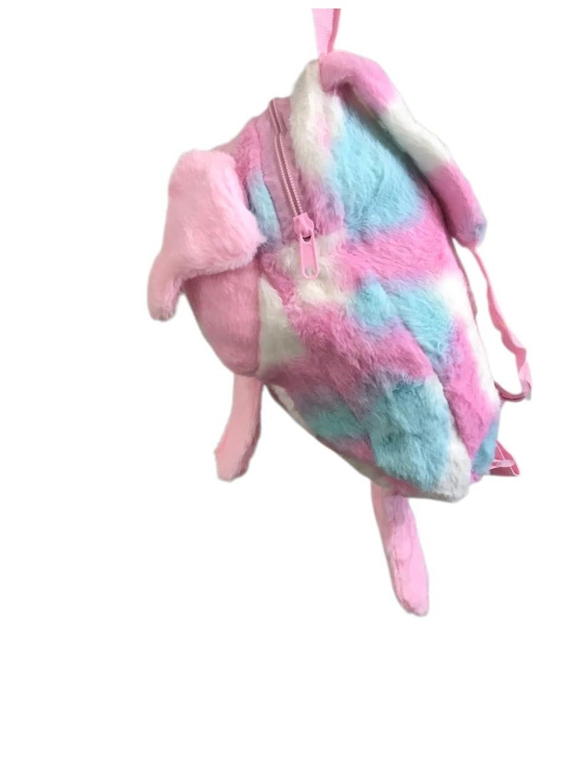 Kids Cartoon Plush Backpack – Single Zipper, Lightweight Design - Image 2