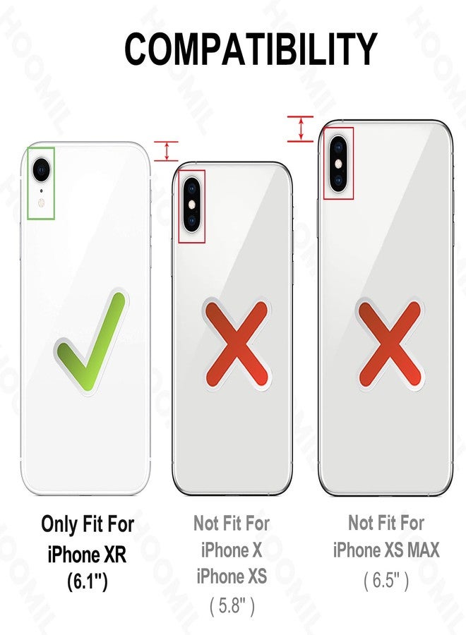 HOOMIL for iPhone XR Case Clear [Anti-Yellowing] Anti-Scratch Transparent Hard Back and Soft Edge [Military Grade Drop Protection] Shockproof Phone Cover - Crystal Clear - Image 2