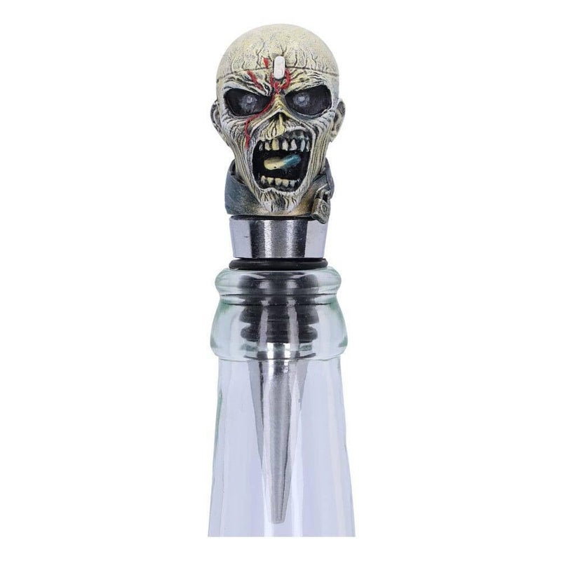Nemesis Now Officially Licensed Iron Maiden Piece of Mind Bottle Stopper Silver 10cm