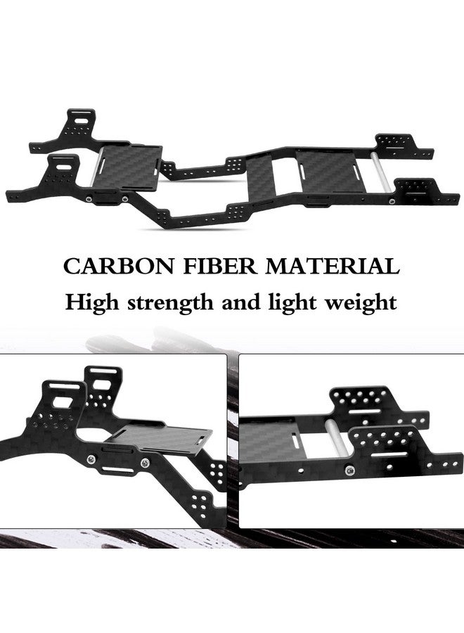OGUNKE Ogrc Carbon Fiber Angled Skid Chassis Kit Low Center Of Gravity Chassis For Axial Scx24 Gladiator And Custom Builds Upgrade Part - Image 3