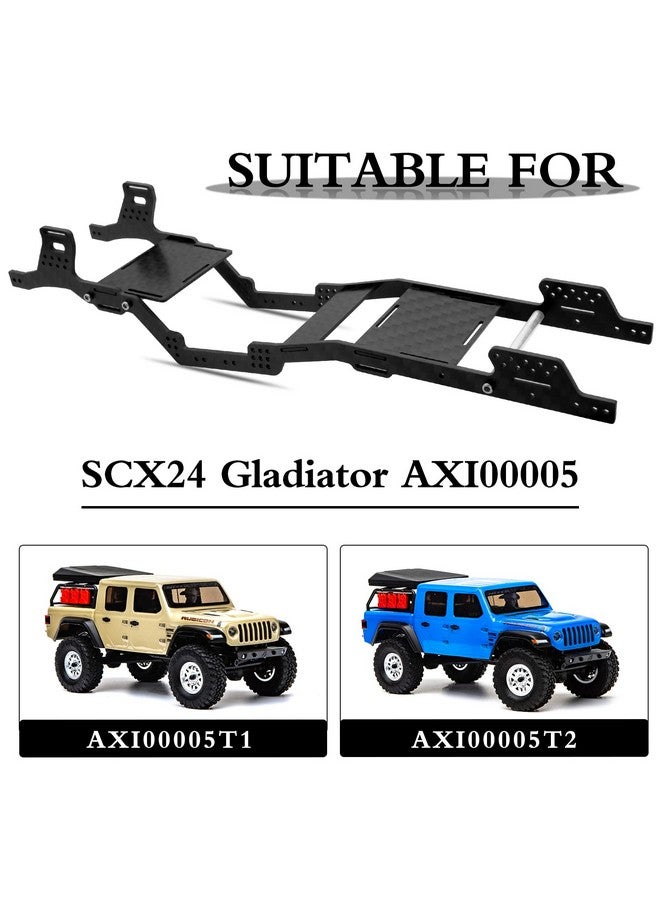 OGUNKE Ogrc Carbon Fiber Angled Skid Chassis Kit Low Center Of Gravity Chassis For Axial Scx24 Gladiator And Custom Builds Upgrade Part - Image 4