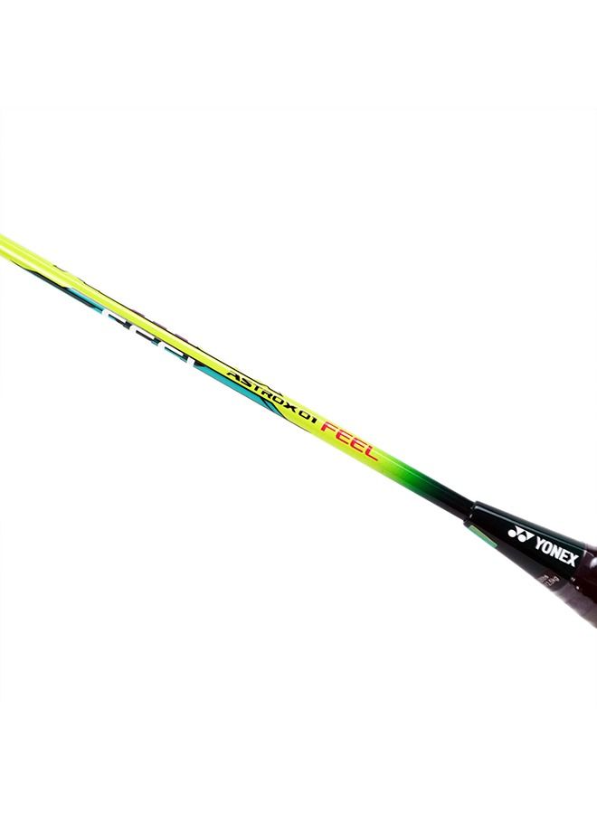 Yonex مضرب كرة الريشة Astrox 01 Feel Strung، ليموني، جرافيت - Image 4