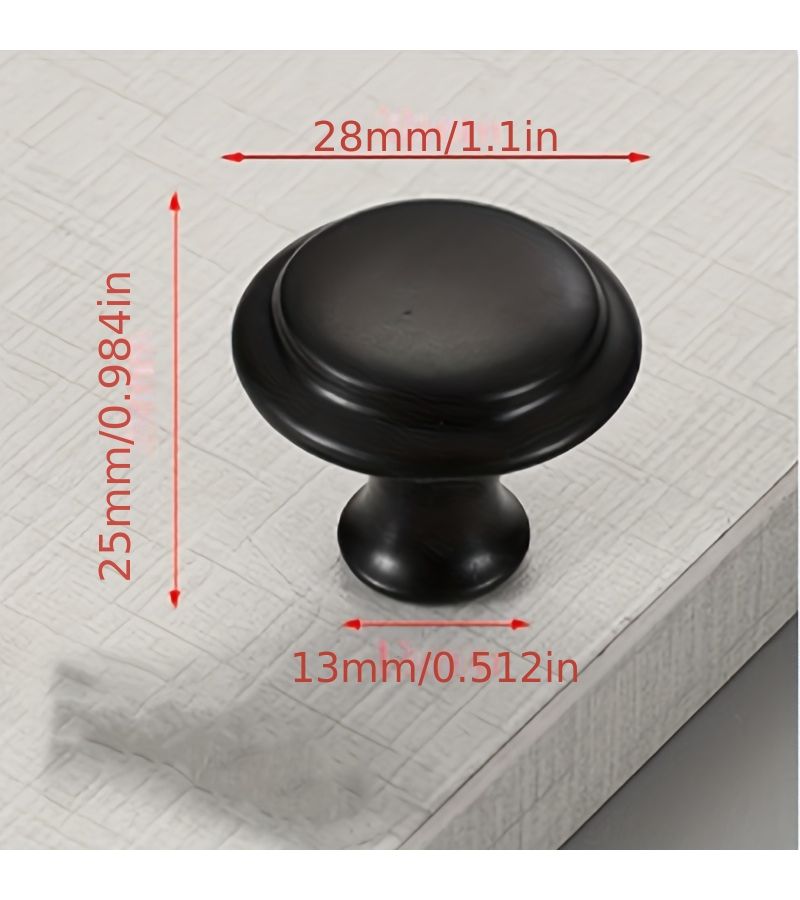 10pcs Matte Cabinet Knobs for Dresser Drawers Kitchen Door Handle Hardware - Image 3