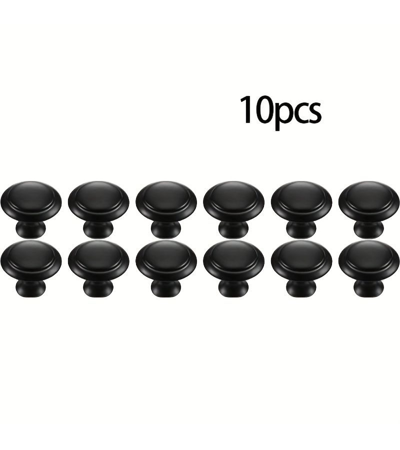 10pcs Matte Cabinet Knobs for Dresser Drawers Kitchen Door Handle Hardware - Image 1