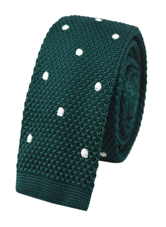 Secdtie ربطة عنق رجالية من سيكدتي، لون أخضر داكن، بتصميم أنيق وعصري، مقاس 2 بوصة، رفيعة ومحبوكة، هدية مثالية. - Image 1