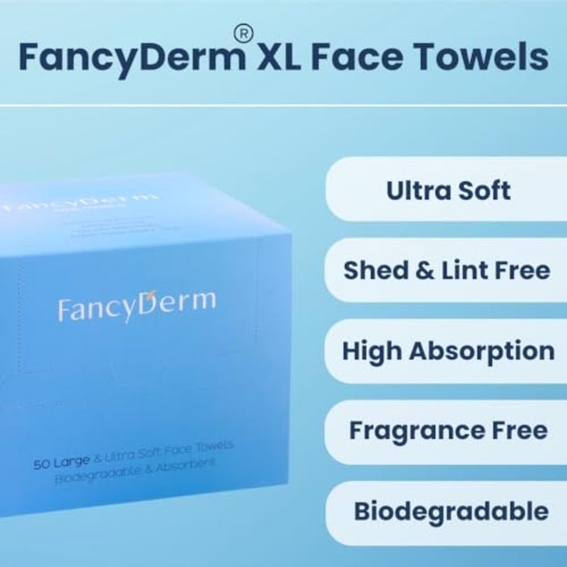 Face towels, Cotton pads, Face tissue, Disposable face towels, Facial tissue, Make up pads, 100 count - Pack of 2 - Image 2