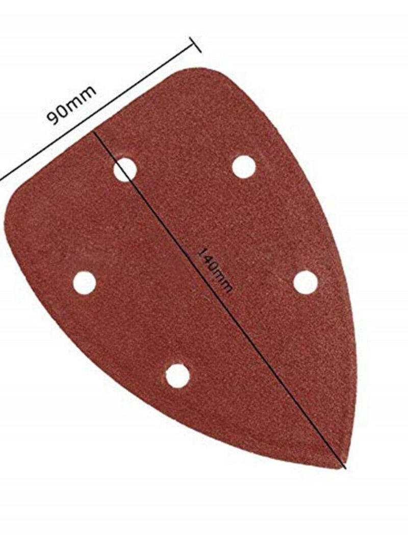 GGOOT Sanding Sheets,50PCS Abrasive Sandpaper Multiple Specifications Durable,Antistatic Mouse Sanding Sandpaper for Furniture, Hardware(P80) - Image 2