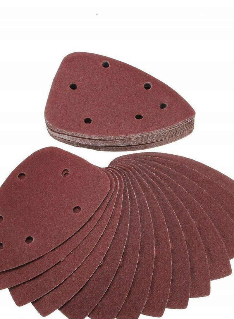 GGOOT Sanding Sheets,50PCS Abrasive Sandpaper Multiple Specifications Durable,Antistatic Mouse Sanding Sandpaper for Furniture, Hardware(P80) - Image 1