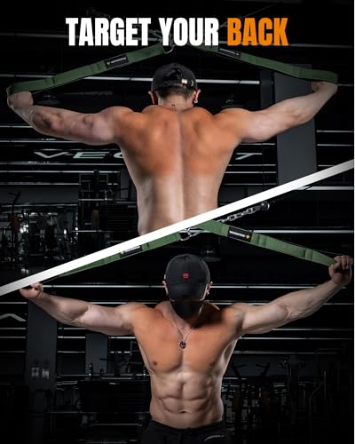 M MANUEKLEAR MANUEKLEAR Tricep Rope Cable Attachment Handles, Greater Range of Motion, Tricep Pull Down Rope for Push Downs, Crunches, Facepulls for Professional Gym (Green 2pcs) - Image 3