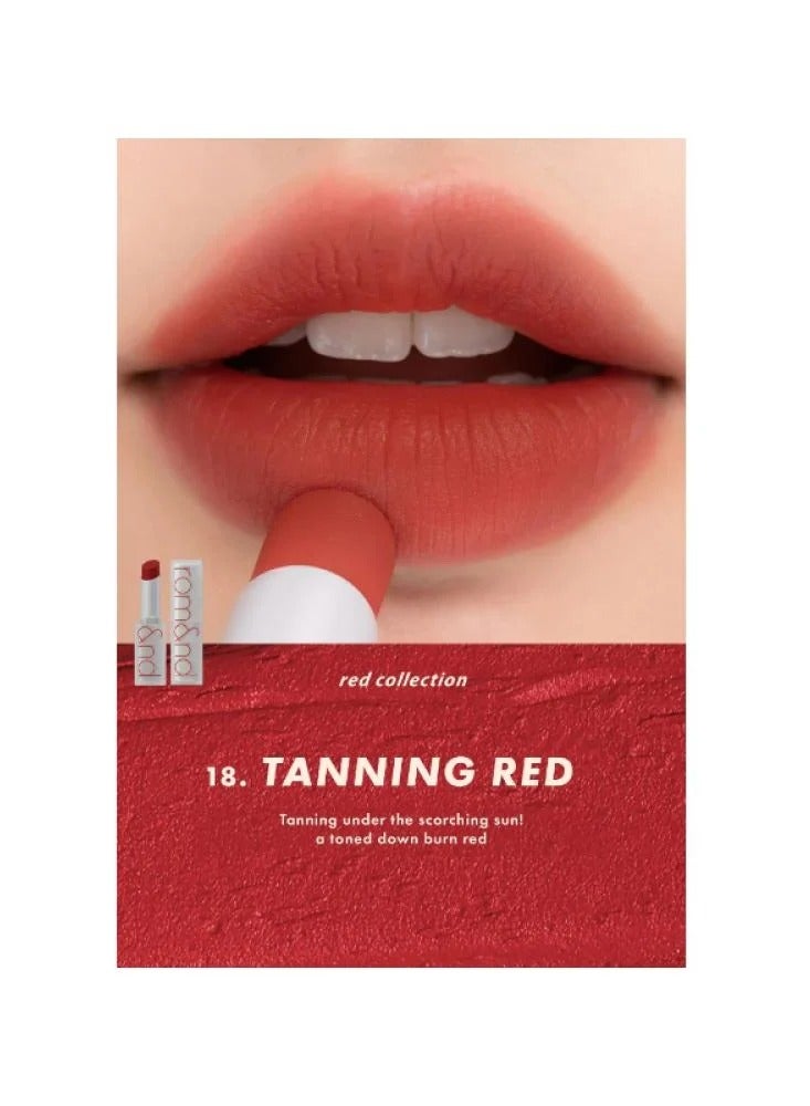 ROM و ND أحمر شفاه زيرو مات 18 TANNING RED - Image 2