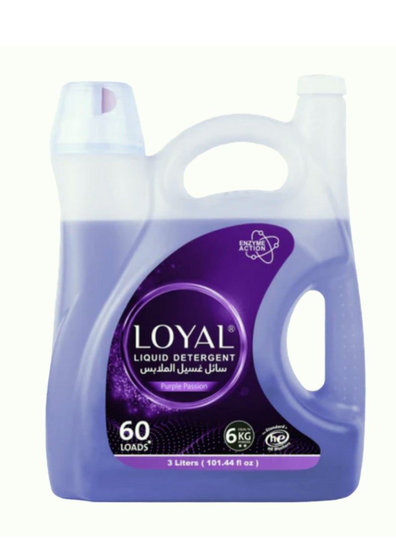 loyal Lavender Laundry Detergent Liquid 3L Purple