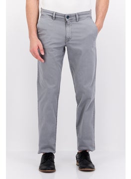 Robe Di Kappa Men Skinny Fit Solid Chino Pants, Blue Avio 