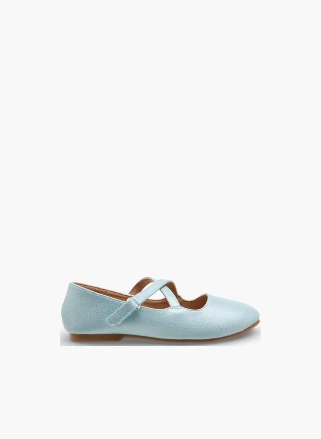 Flora Bella Girls Hook & Loop Mary Jane Shoes