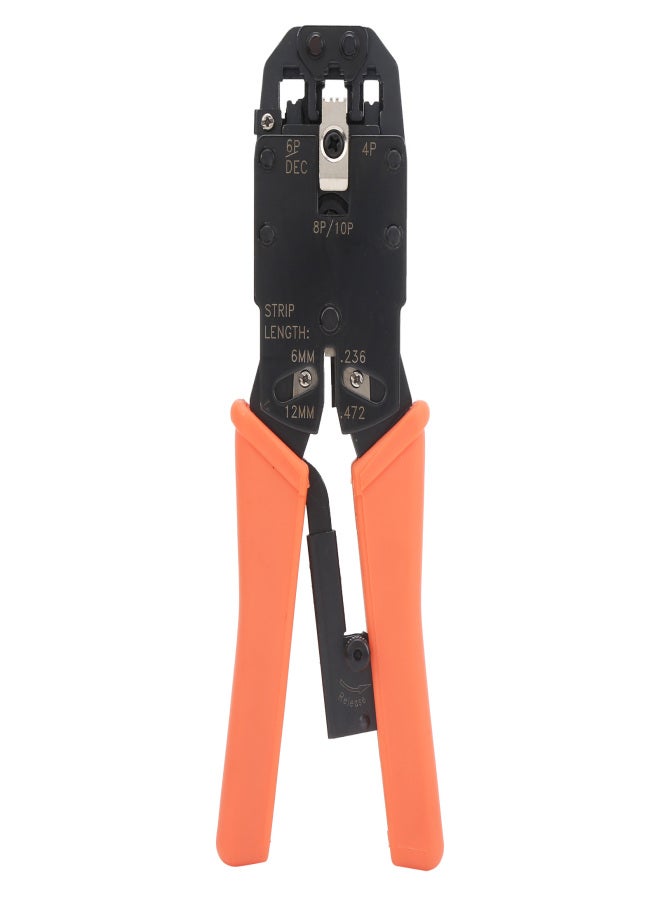 Crimp Pliers High Carbon Steel Handheld Wire Crimping Tool for Telecommunications Connector - Image 1