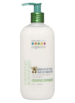 Nature's Baby Organics Nature's Baby Conditioner & Detangler - Formulated Specifically for Problem and Sensitive Skin - Tear Free - No Sulfate or Artificial Fragrances - Coconut Pineapple, 16 oz  - Image 1